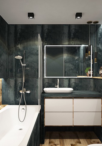 Bathroom wall panels