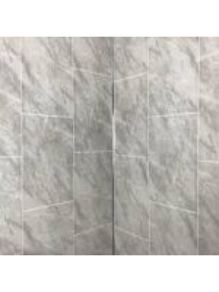 Concrete Grey Cutline Black 8mm x 250mm x 2700mm PVC Wet Wall Panels