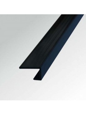 1 End Cap Black Trim, PVC Panels 10MM OR Bathroom Wall Panels Accessories Trims