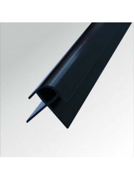 1 Black External Corner, PVC Panels  5mm Trims OR Bathroom Wall Panels Accessories Trims