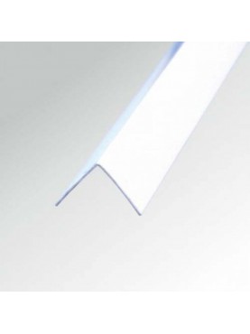 1 White L Shape External Trim, PVC Panels 5mm OR Bathroom Wall Panels Accessories Trims