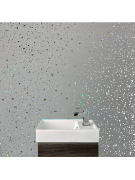 Grey Sparkle Aquamax Shower Panel