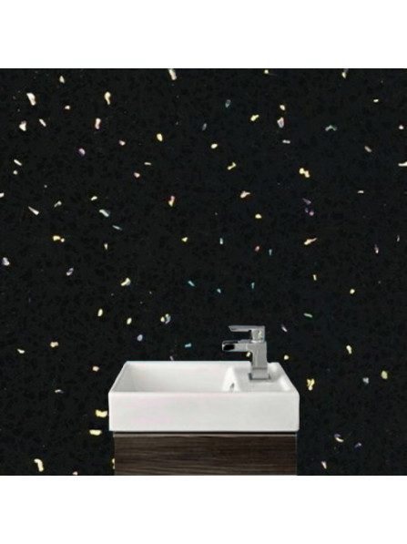 Black Sparkle Hygienic Wall Cladding
