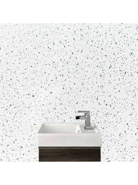 White Sparkle Bathroom Wall Panels