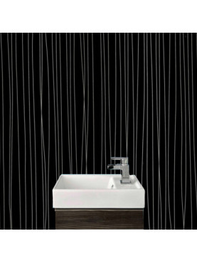 Black String Aquamax Shower Panel