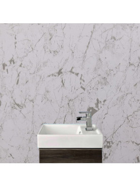 White Marble Bathroom Wall Panels