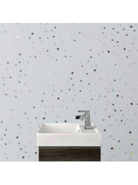 White Rainbow Bathroom Wall Panel