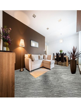 Dark Grey Oak Wood Vinyle Flooring Planks, 2.65 m2 With Free Under Layer