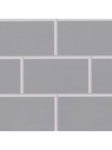 Light Grey Metro Tile Effect  250mm Wall Cladding 